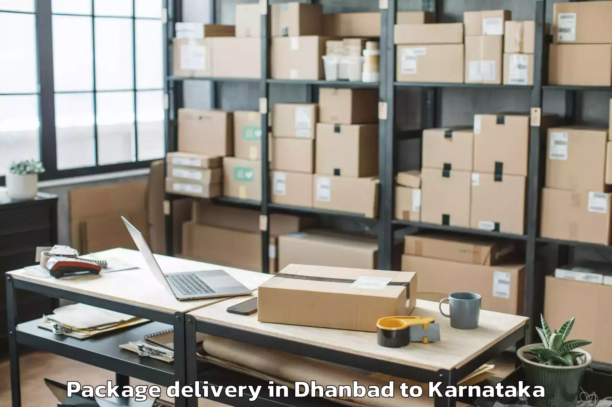 Dhanbad to Talamadugu Package Delivery Booking